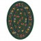 Lorelei Emerald Oval Carpet, Milliken